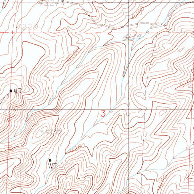United States Geological Survey Blackwater Hill, NM (1988, 24000-Scale) digital map