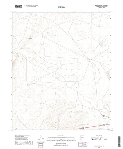 United States Geological Survey Blackwater Hill, NM (2020, 24000-Scale) digital map