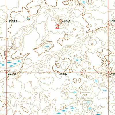 United States Geological Survey Blackwater Lake NW, ND (1956, 24000-Scale) digital map