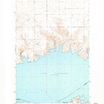 United States Geological Survey Blackwater Lake SE, ND (1967, 24000-Scale) digital map