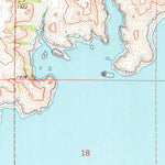 United States Geological Survey Blackwater Lake SE, ND (1967, 24000-Scale) digital map