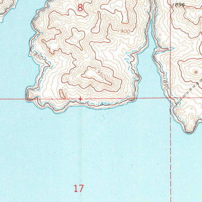United States Geological Survey Blackwater Lake SE, ND (1967, 24000-Scale) digital map