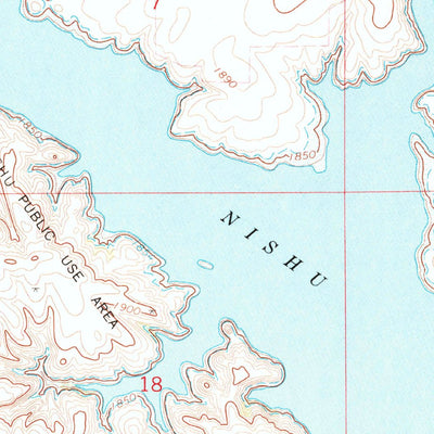 United States Geological Survey Blackwater Lake SW, ND (1967, 24000-Scale) digital map
