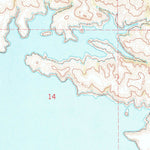 United States Geological Survey Blackwater Lake SW, ND (1967, 24000-Scale) digital map