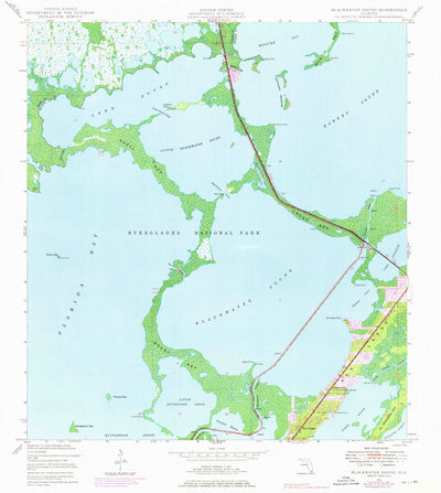 United States Geological Survey Blackwater Sound, FL (1947, 24000-Scale) digital map