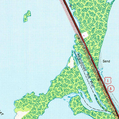 United States Geological Survey Blackwater Sound, FL (1947, 24000-Scale) digital map