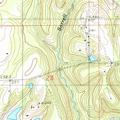 United States Geological Survey Blackwell Bend, AL (1987, 24000-Scale) digital map