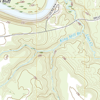 United States Geological Survey Blackwell Bend, AL (2020, 24000-Scale) digital map