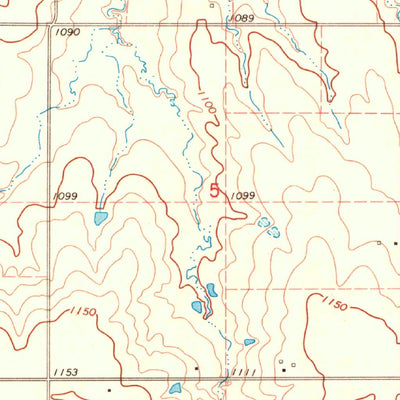 United States Geological Survey Blackwell NW, OK-KS (1968, 24000-Scale) digital map