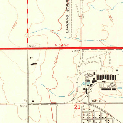 United States Geological Survey Blackwell, OK (1968, 24000-Scale) digital map