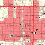 United States Geological Survey Blackwell, OK (1968, 24000-Scale) digital map