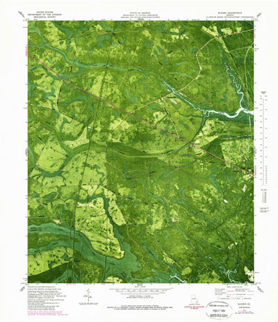 United States Geological Survey Bladen, GA (1980, 24000-Scale) digital map