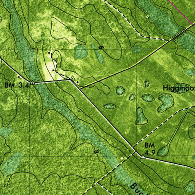 United States Geological Survey Bladen, GA (1980, 24000-Scale) digital map
