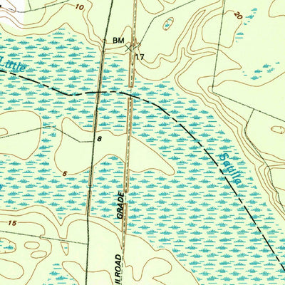 United States Geological Survey Bladen, GA (1993, 24000-Scale) digital map