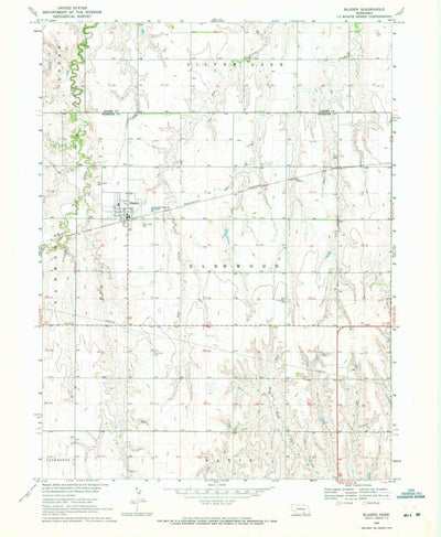 United States Geological Survey Bladen, NE (1969, 24000-Scale) digital map