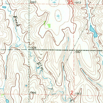 United States Geological Survey Bladen, NE (1969, 24000-Scale) digital map