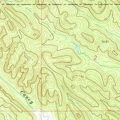 United States Geological Survey Bladon Springs, AL (1971, 24000-Scale) digital map