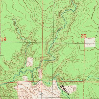 United States Geological Survey Blaine Creek, WI (1984, 24000-Scale) digital map