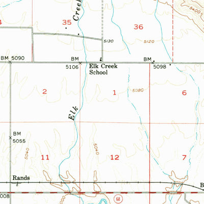 United States Geological Survey Blaine, ID (1957, 62500-Scale) digital map