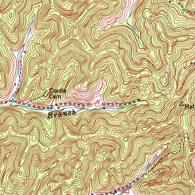 United States Geological Survey Blaine, KY (1953, 24000-Scale) digital map