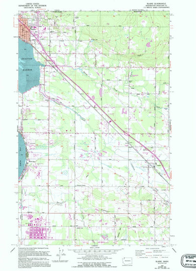 United States Geological Survey Blaine, WA (1952, 24000-Scale) digital map