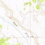 United States Geological Survey Blaines Lake, NM (1972, 24000-Scale) digital map