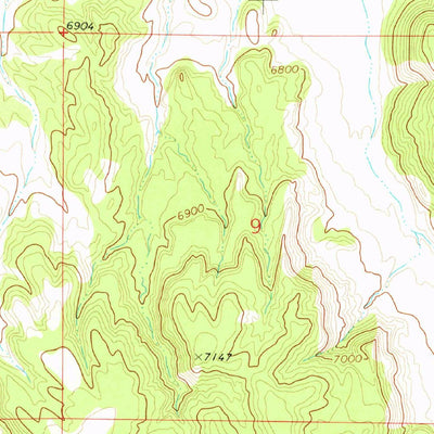 United States Geological Survey Blaines Lake, NM (1972, 24000-Scale) digital map