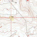 United States Geological Survey Blair Basin, UT (1996, 24000-Scale) digital map