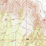 United States Geological Survey Blair Basin, UT (1996, 24000-Scale) digital map