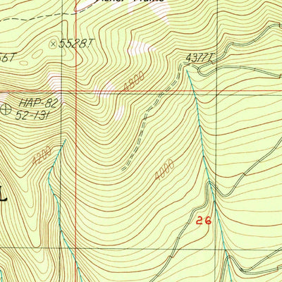 United States Geological Survey Blair Lake, OR (1986, 24000-Scale) digital map