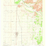 United States Geological Survey Blair, OK (1971, 24000-Scale) digital map