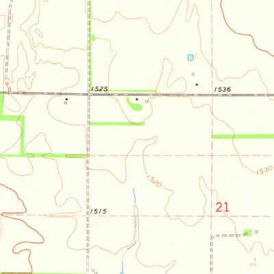 United States Geological Survey Blair, OK (1971, 24000-Scale) digital map