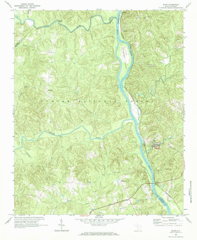United States Geological Survey Blair, SC (1969, 24000-Scale) digital map