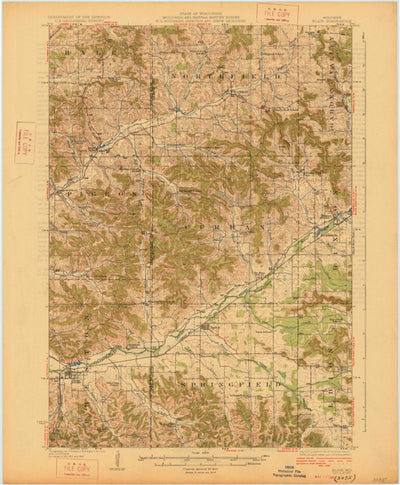 United States Geological Survey Blair, WI (1927, 62500-Scale) digital map