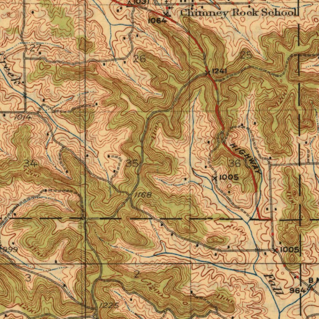 Blair Wi 1927 62500 Scale Map By United States Geological Survey