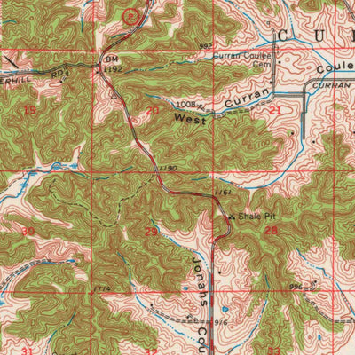 United States Geological Survey Blair, WI (1968, 62500-Scale) digital map