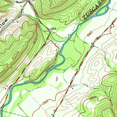 United States Geological Survey Blairs Mills, PA (1960, 24000-Scale) digital map