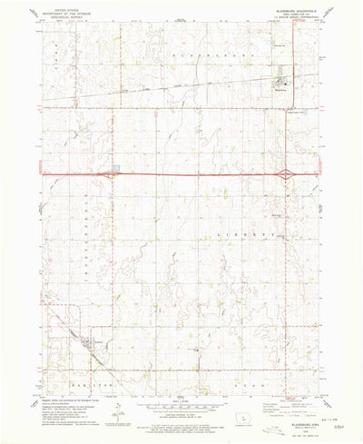 United States Geological Survey Blairsburg, IA (1978, 24000-Scale) digital map