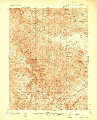 United States Geological Survey Blairsden, CA (1937, 48000-Scale) digital map