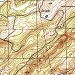United States Geological Survey Blairstown, NJ (1943, 31680-Scale) digital map