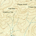 United States Geological Survey Blairsville, GA-NC (1942, 24000-Scale) digital map