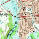 United States Geological Survey Blairsville, PA (1964, 24000-Scale) digital map