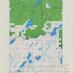 United States Geological Survey Blaisdell Lake, WI (1971, 24000-Scale) digital map