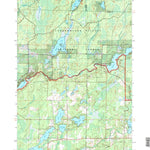 United States Geological Survey Blaisdell Lake, WI (2005, 24000-Scale) digital map