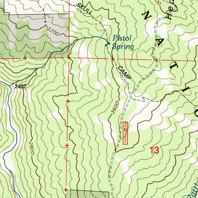 United States Geological Survey Blake Mountain, CA (1997, 24000-Scale) digital map