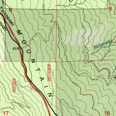 United States Geological Survey Blake Mountain, CA (1997, 24000-Scale) digital map