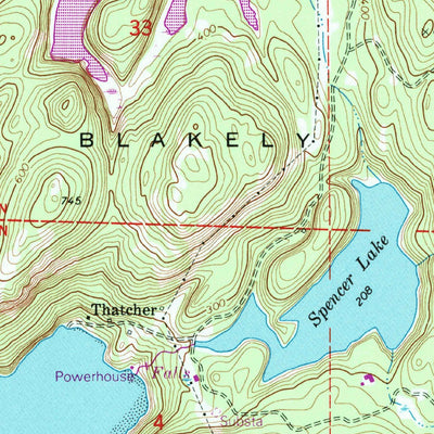 United States Geological Survey Blakely Island, WA (1973, 24000-Scale) digital map
