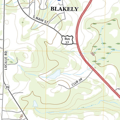 United States Geological Survey Blakely South, GA (2020, 24000-Scale) digital map