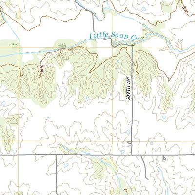 United States Geological Survey Blakesburg NE, IA (2022, 24000-Scale) digital map