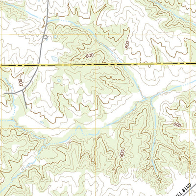 United States Geological Survey Blakesburg NE, IA (2022, 24000-Scale) digital map